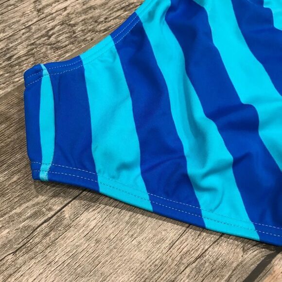 Adore Me striped blue bikini bottom - Picture 4 of 11